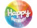 Colorful Happy Birthday 3D foil balloon 56cm