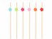 colorful flowers decorative picks 25pcs