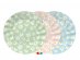 Multicolor paper plates with daisies design 6pcs