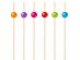 Colorful pearls decorative picks 25pcs