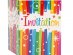 Colorful party invitations 8pcs