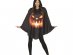 Poncho with pumpkin design one size