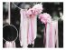 Pink satin ribbon for decoration
