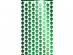 Green foil curtain with tropical leaves 100cm x 200cm