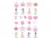 Pretty Princess temporary tattoos 25pcs
