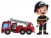 Fireman wooden confetti 10pcs