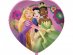 Tangled, Tiana and Snow White heart shaped foil balloon 46cm