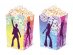 Retro disco paper treat boxes 6pcs