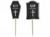 RIP Happy Birthday decorative picks 10pcs