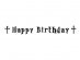 RIP Happy Birthday garland 180cm