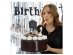 Black Happy Birthday paper garland with Cross designs for a birthday party decoration