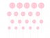 Decorative balls for the cake decoration in pink satin color