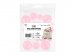 Pink cake toppers balls 20pcs