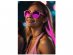 Pink hair extensions, party accessories