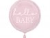 Pink Hello Baby foil balloon 45cm