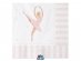 Pink ballet luncheon napkins 16pcs