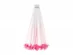 Veil in pink ombre color for the Bride