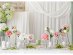 Hydrangea artificial flower in pastel pink color