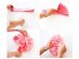 Pink pom pom step by step