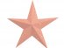 peach decorative star 30cm