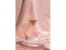 Satin fabric in pink-peach color for party, baptism and wedding decoration