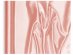Pink-peach satin fabric for decoration 48cm x 9m