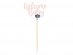 Welcome Baby pink color cake topper