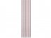 Rose gold with glitter tall and thin birthday cake candles 16pcs