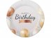 Rose gold Happy Birthday to You small paper plates 6pcs