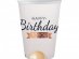 Rose gold Happy Birthday to You paper cups 6pcs