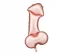Rose gold willy shaped foil balloon 112cm