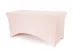 Dusty pink fabric elastic tablecover 183cm x 76cm x 74cm