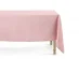 Dusty pink rectangular fabric tablecloth 180cm x 230cm