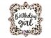 Leopard birthday girl foil μπαλόνι 46εκ
