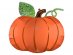 Κολοκύθα σε satin πορτοκαλί χρώμα foil μπαλόνι για το Halloween