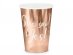 She Sid Yes paper cups in rose gold metallic color 6pcs