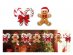 Gingerbread and Christmas candy canes garland 300cm