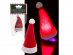 Santa hat hair clip with led light