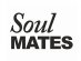 Soul mates shoe stickers for the Bride and Groom
