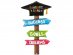 Special deliver Grads Signs extra large foil balloon 165cm