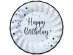 Stars Happy Birthday small paper plates 8pcs