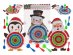 Christmas theme darts game with magnetic arrows 3pcs