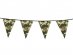 Flag bunting for a military party theme decoration