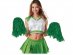Green color pom pom for cheerleaders