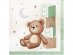 Teddy bear χαρτοπετσέτες για Baby Shower 16τμχ