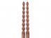 Terracotta swirl candles 2pcs