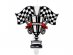 Formula cup birhday cake candle 8cm