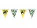 Toucan flag bunting for a tropical theme party decoration
