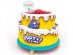 Birthday cake bubble machine with lights and sound
