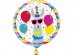 Crazy llama foil balloon 45cm